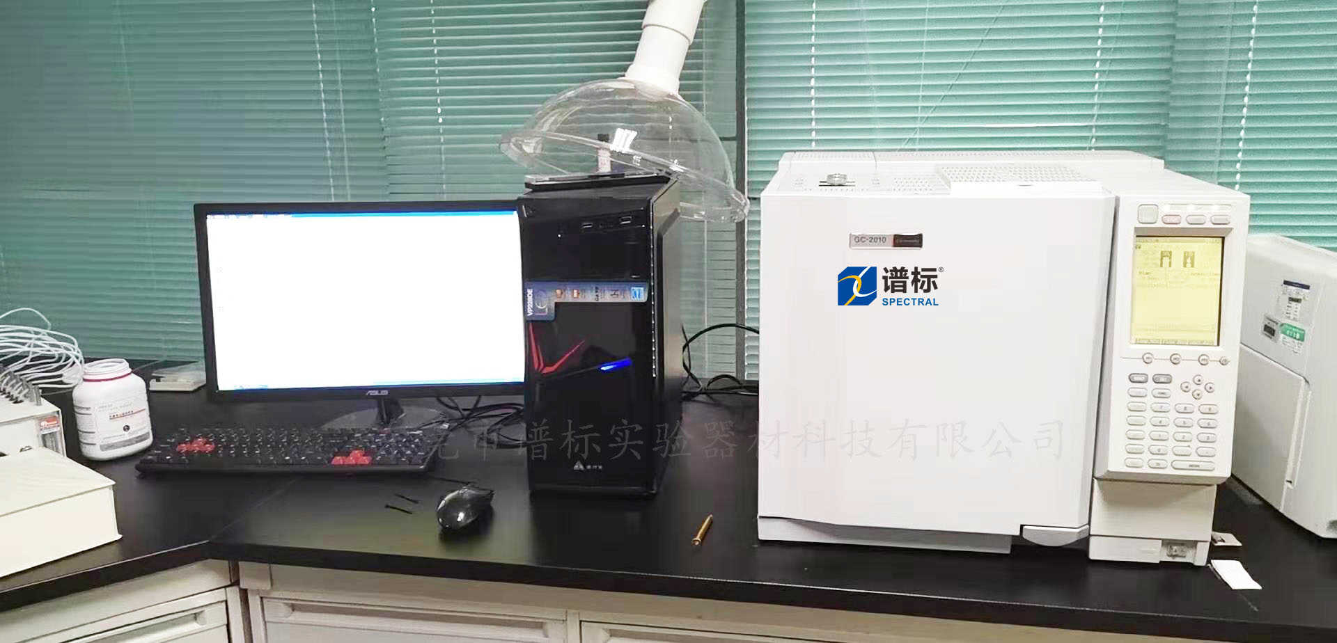 佛山某大型檢測公司購買我司二手氣相色譜GC-2010（雙進樣口 分流/不分流，雙FID）